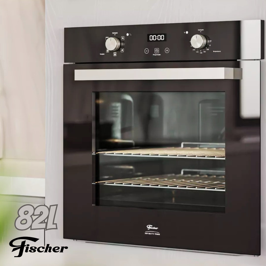 FISCHER FORNO ELÉTRICO EMBUTIR INFINITY TOUCH 82L AIR FRYER PRETO 220V na Amazon