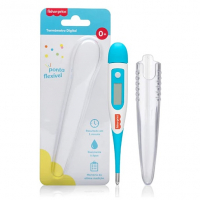 Fisher-Price Termômetro Digital Com Ponta Flexível HC201, Azul na Amazon