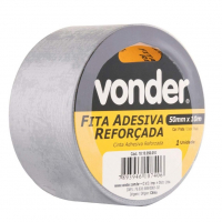 Fita Adesiva Reforçada 50 X 10 M Prata, Vonder VDO2215 na Amazon