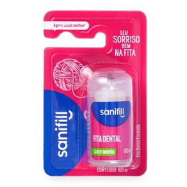 Fita Dental Sabor Menta 100m -Sanifill na Drogaria Venancio