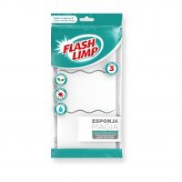Flash Limp Conjunto Com 3 Esponjas Magia Remove Rabiscos De Lápis De Cor E Giz De Cera Esp7757 Branco na Amazon