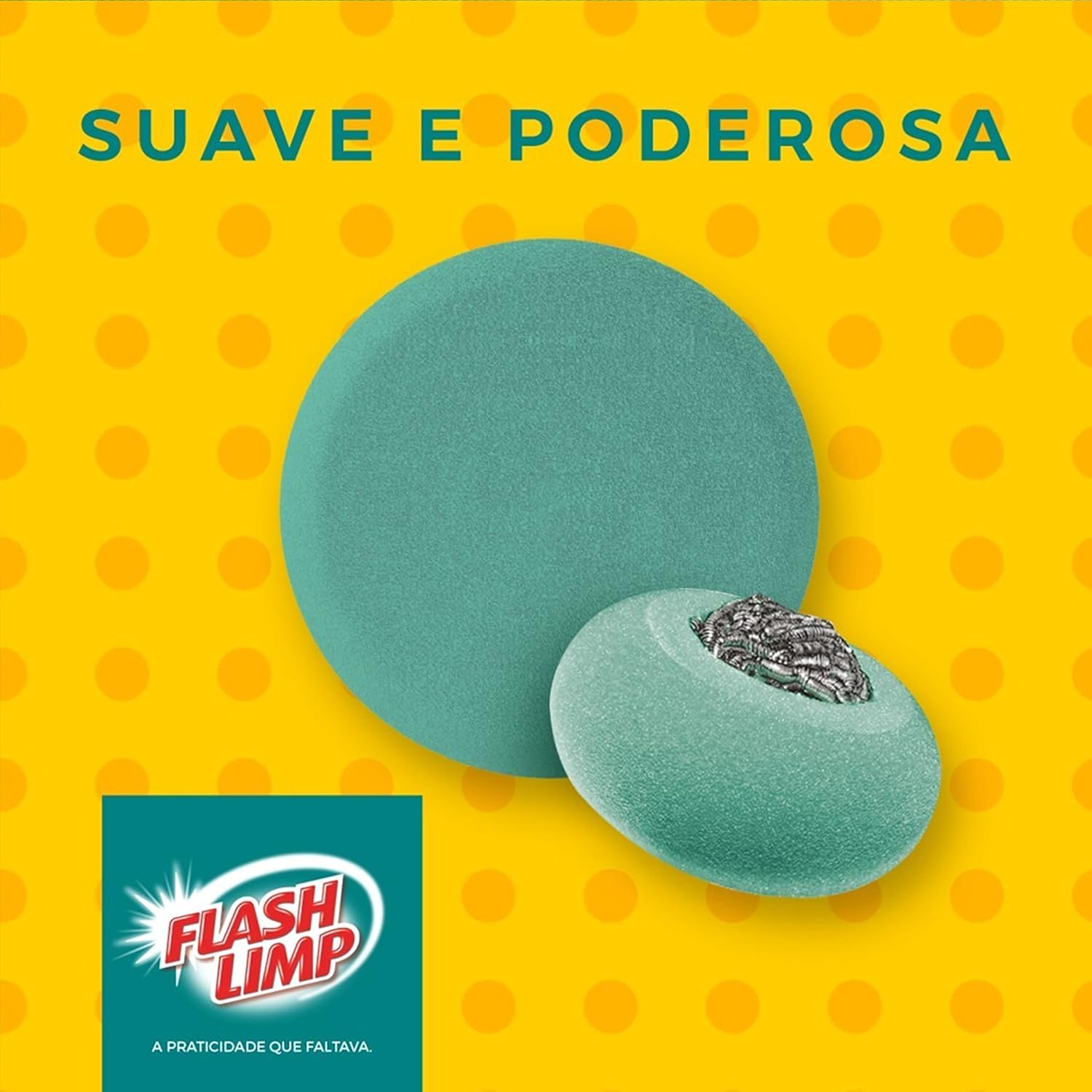 Flash Limp Esponja 2 Em 1 Para Limpeza Pesada Ferro E Grelha E Delicada Eap0719 na Amazon