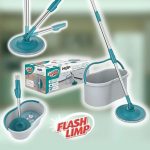 Flash Limp MOP0154 – Mop Giratório Eco, ideal para pisos frios, sintéticos ou madeira, Cinza na Amazon