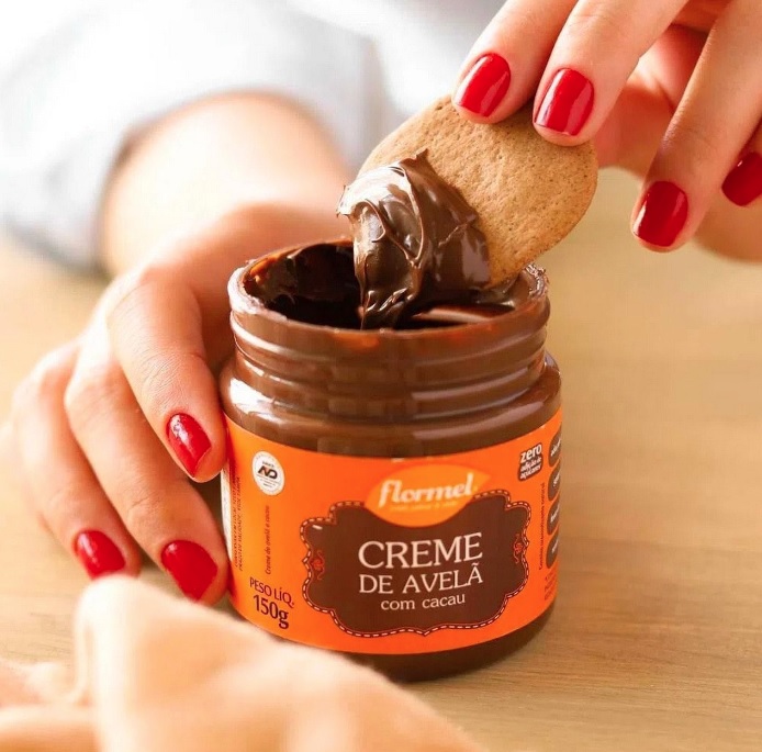 Flormel Creme de Avelã com Cacau Zero 150g na Amazon