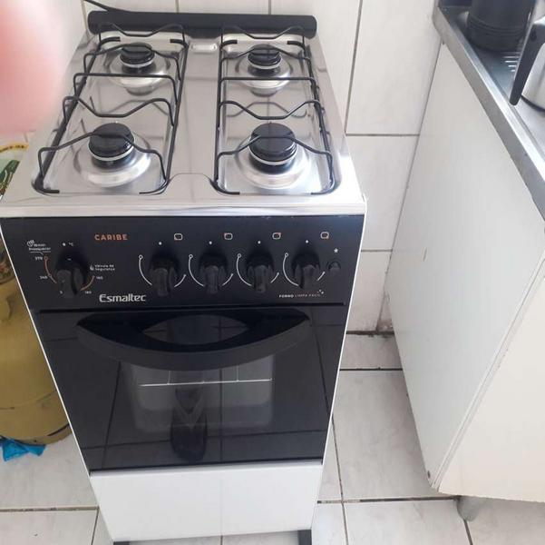 Fogão 4 Bocas Esmaltec Branco – Acendimento Automático Caribe na Magazine Luiza