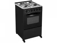 Fogão 4 Bocas Esmaltec Preto – Acendimento Automático Caribe na Magazine Luiza