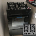 Fogão 4 Bocas Mesa de Vidro Atlas Preto – Acendimento Automático Mônaco Top Glass na Magazine Luiza