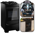 Fogão 4 Bocas Mesa de Vidro Consul Preto – Acendimento Automático CFO4VAE na Magazine Luiza