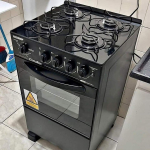 Fogão 4 Bocas Mesa de Vidro Esmaltec Preto – Acendimento Automático Caribe Glass na Magazine Luiza