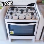 Fogão 5 Bocas Esmaltec Ágata – Acendimento Automático Branco Branco na Magazine Luiza