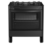 Fogão 5 Bocas Esmaltec Preto – Acendimento Automático Agata Glass 5090 na Magazine Luiza