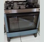 Fogão 5 Bocas Esmaltec – Acendimento Automático Agata Glass na Magazine Luiza