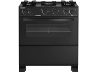 Fogão 5 Bocas Mesa de Vidro Esmaltec Preto – Acendimento Automático Caribe Glass na Magazine Luiza