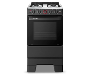 Fogão a Gás Mesa Inox Forno 50L Limpa Fácil e Acendimento Automático Esmaltec IDEAL Super F4IAP Cor Preto 4 bocas Bivolt na Amazon