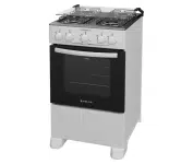 Fogão Atlas 4 Bocas Branco com Forno Limpa Fácil Coliseum Plus – Forno 50L na Amazon