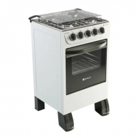 Fogão Braslar New Sirius 4 Bocas Manual Mesa Em Inox Forno Easy Clean na Gazin