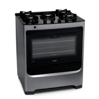 Fogão Consul 5 Bocas Inox Com Mesa De Vidro Bivolt na Casa e Vídeo