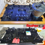 Fogão Cooktop Fischer 5Q FIT LINE Gás Mesa Vidro Preto BIVOLT na Amazon
