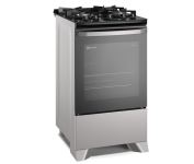 Fogão Electrolux 4 bocas Efficient com PerfectCook Prata FE4GS na Amazon