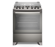 Fogão Electrolux 5 Bocas Experience com VaporBake Prata FE5TC na Amazon