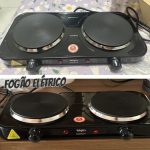 Fogão Elétrico Portátil Cooktop 2 Bocas Elgin na Amazon