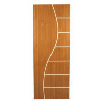 Folha De Porta Madeira Decorada 210x70cm Espessura 3,5cm Cantareira MGM Mogno na MadeiraMadeira