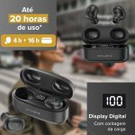 Fone de Ouvido Bluetooth Sem Fio TWS Air Pro GO 2.0 i2GO com Estojo de Carregamento na Amazon