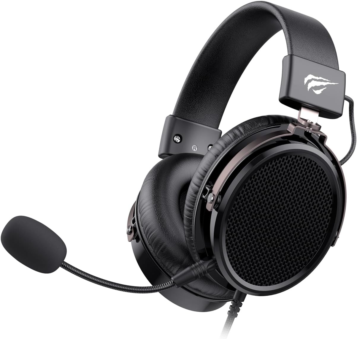 Fone de Ouvido Headphone Gamer Havit H2030d com Microfone Falantes de 50mm, Headband suspenso ajustável, Compatível com PS4 / XBOX Ear Muffs Com Memória, Conector 3,5mm na Amazon