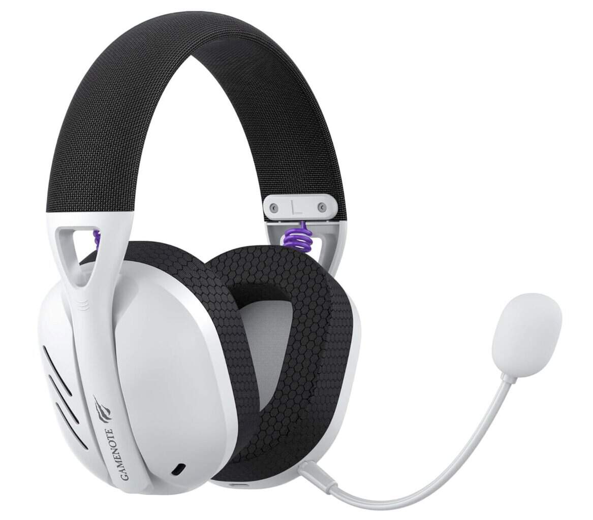 Fone de Ouvido Headset Gamer Havit Fuxi-H3 White Black, Com Fio e Sem Fio, Wireless 2,4GHz, Bluetooth, Cabo USB-C, Cabo 3,5mm. Surround, Baixa Latência, Quad-Mode na Amazon