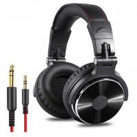 Fone De Ouvido P/Estúdio DJ OneOdio Pro-10 Black, Falante 50mm Neodimio Conexão P2 Ou P10 na Amazon