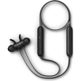 Fone de Ouvido Philips Bluetooth com Microfone no Cabo Imã - TAE1205BK/00 na Amazon