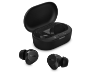 Fone de ouvido sem fio TWS Philips TAT1209BK/00 na cor preto, com bluetooth, microfone, tecnologia IPX4 e 18 horas de reprodução. na Amazon