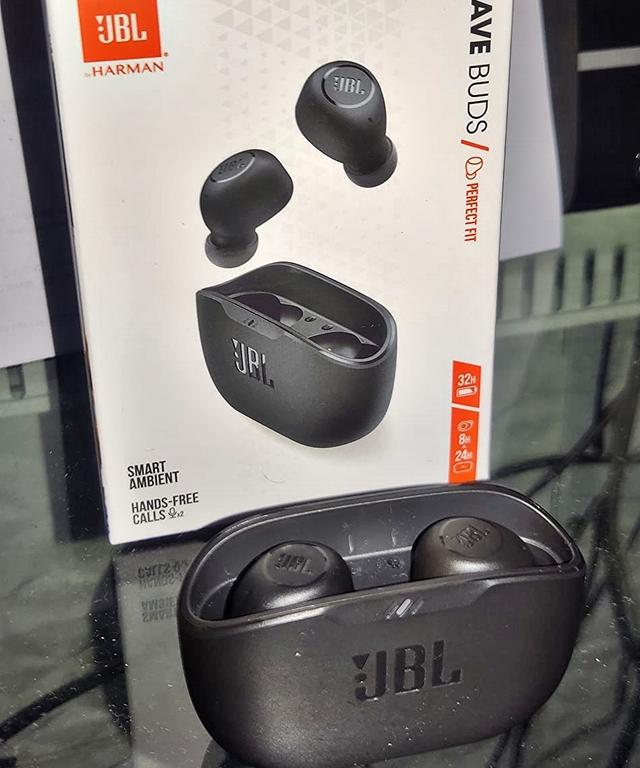 Fones de ouvido sem fio TWS JBL Wave Buds – Preto – JBLWBUDSBLK na Amazon