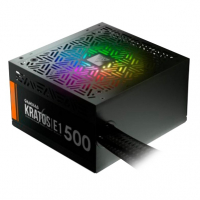 Fonte Gamdias, Kratos E1, 500W, 80% De Eficiência, RGB, GD-Z500ZZZ na Terabyte Shop