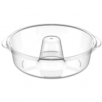 Forma Pudim Bolo Manjar Para Microondas C/ Furo No Meio 1,5l na Casas Bahia