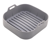 Forma Quadrada de Silicone para Air Fryer Cinza 20Cm x 7Cm – LYOR na Amazon
