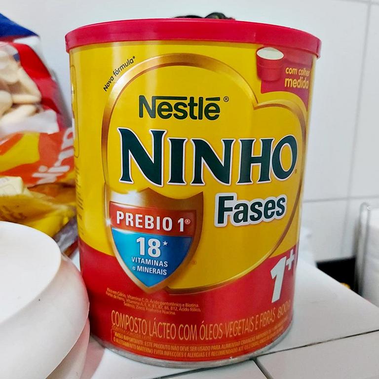 Fórmula Infantil NINHO Fases 1+ 800g na Amazon