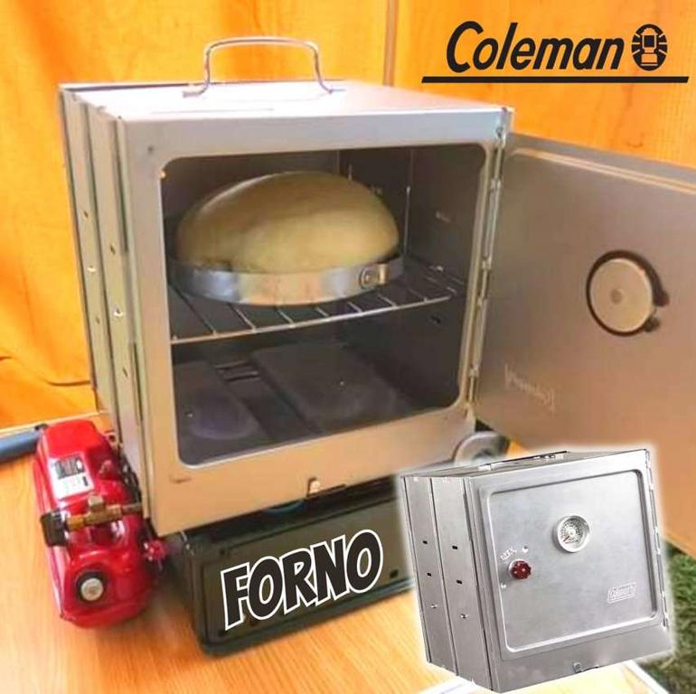 Forno de acampamento Coleman na Amazon