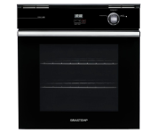 Forno de embutir a gás Brastemp 78 litros Preto com grill e timer touch – BOA84AE 220V na Amazon