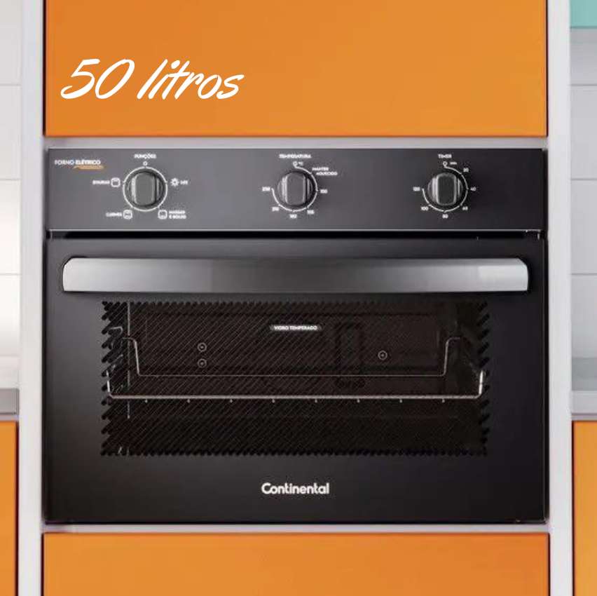 Forno de Embutir Elétrico Continental 50L com TOPLimpaFácil (OC4EM) na Shopclub