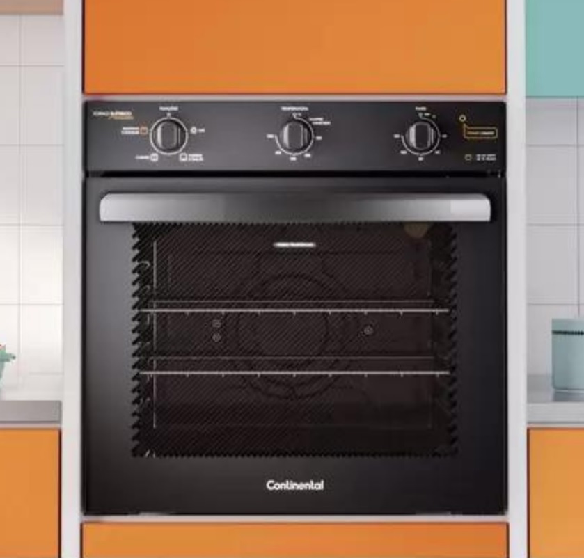 Forno de Embutir Elétrico Continental 80L com TOPLimpaFácil (OC8EM) na Shopclub