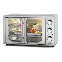 Forno E Fritadeira Sem Óleo Oster 42L French Door 2 Em 1 - 127V na Oster