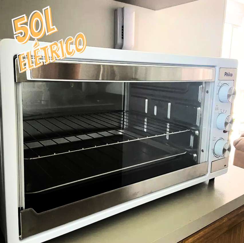 Forno Elétrico 50L Philco PFE52B Dupla resistência na Amazon