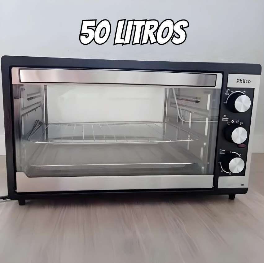 Forno Elétrico 50L Philco PFE52P Dupla resistência na Amazon