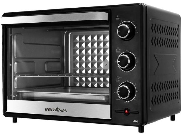 Forno Elétrico de Bancada Britânia com Dourador – 40L Preto BFE45PI – Magazine na Magazine Luiza
