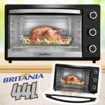 Forno Elétrico de Bancada Britânia com Timer 44L na Magazine Luiza