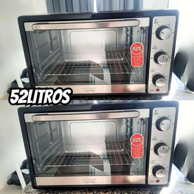 Forno Elétrico de Bancada Mondial com Timer – 52L Grand Family II FR-52 na Amazon