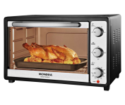 Forno Elétrico de Bancada Mondial com Timer – 52L Preto e Prata Grand Family II FR-52 na Magazine Luiza