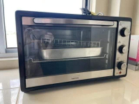 Forno Elétrico de Bancada Mondial com Timer – 52L Preto e Prata Grand Family II FR-52 na Magazine Luiza