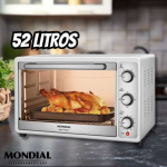 Forno Elétrico de Bancada Multifuncional Mondial – 52L Branco Grand Family II FR-52-W na Magazine Luiza